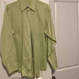 Joseph & Feiss light green dress shirt size 16 34/35